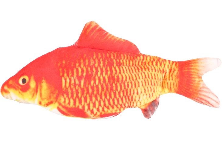 Katteleke bevegelig fisk orange 29cm