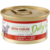 Almo Nature Daily Cats Chunks med okse 85gr