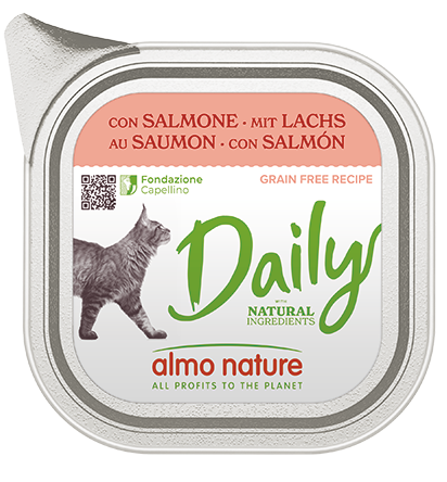 Almo Nature Daily Cats med Laks 100gr