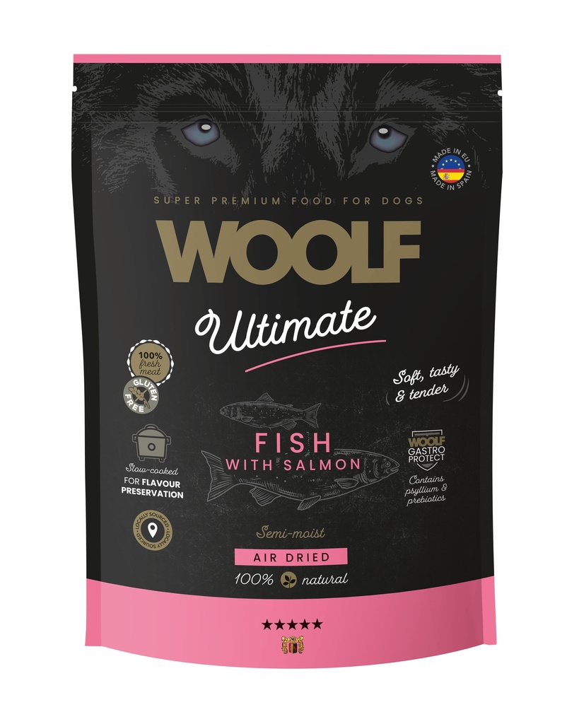 Woolf Ultimate Dogfood Fish With Salmon 1Kg