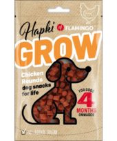 Hundesnack Hapki "grow" til valp rounds med kylling 85g