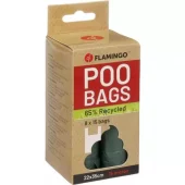 Poop bag Recycled with handle Poco Green 8rl