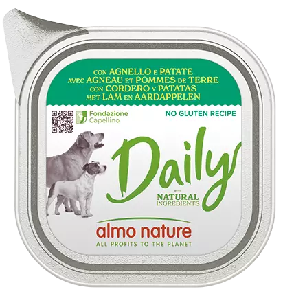 Almo Nature Daily Dogs med Lam og potet 100gr