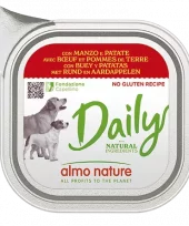 Almo Nature Daily Dogs med Okse og potet 100gr