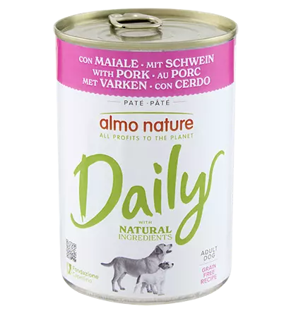 Almo Nature Daily Dogs med Svin 400gr