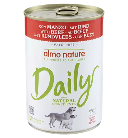 Almo Nature Daily Dogs med Okse 400gr