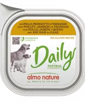 Almo Nature Daily Dogs med kylling, skinke og ost 100gr