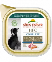 Almo Nature HFC Complete Hund Islandsk Lam med gulrot 85g patè