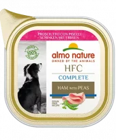 Almo Nature HFC Complete Hund skinke og erter 85g patè