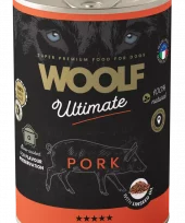 Woolf boksemat svin med linfrø olje 400gr