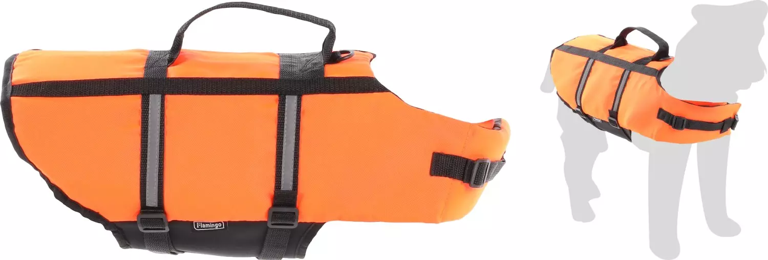 Flytevest "Marinus" orange L 40cm/45kg