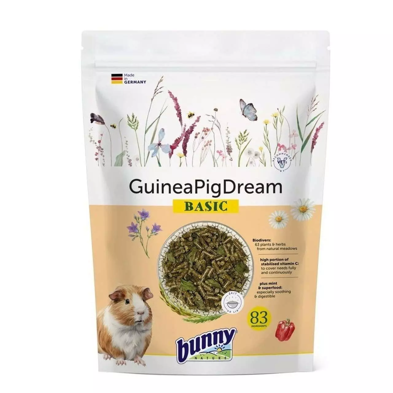 GuineaPigDream BASIC marsvinmat 1,5kg, Bunny