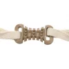 Hundeleke Wilga bein med tau brun 28cm
