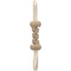 Hundeleke Wilga bein med tau brun 36 x 6cm