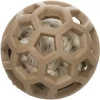 Hundeleke Wilga ball med tau brun 7,6cm