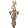 Hundeleke Wilga and med tau brun 28cm