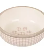 KATTEMATSKÅL MYLO CERAMIC BEIGE-WHITE 310ML 13CM