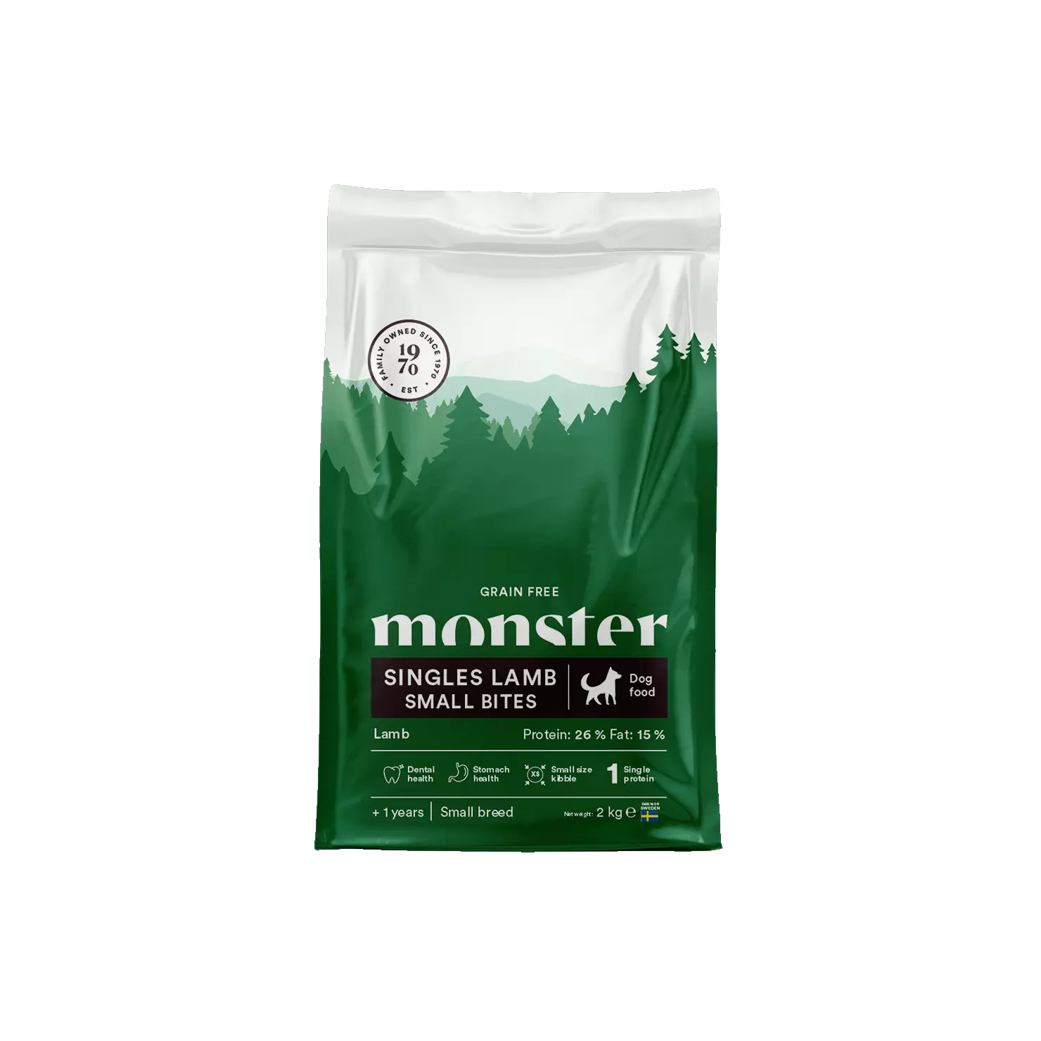 Monster Dog GF Singles Lamb Small Bites 2 kg