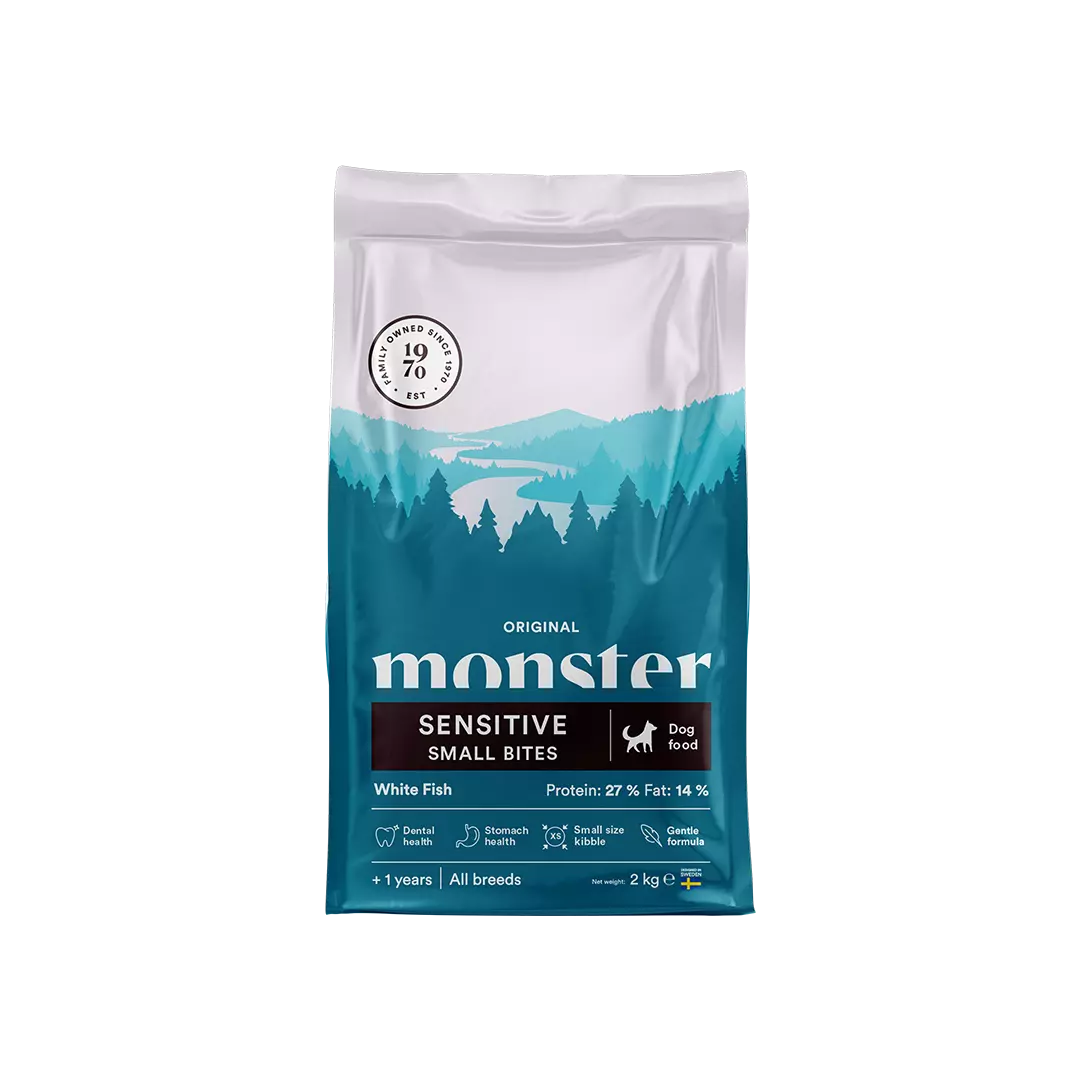 Monster Dog Orig. Sens. White Fish Small Bites 2 Kg