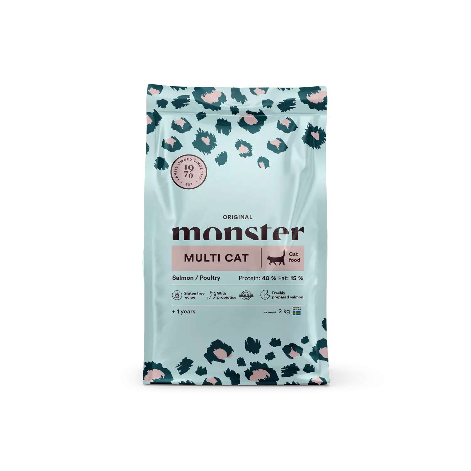 Monster Cat Orig. Multicat Salmon/Poultry 2 kg