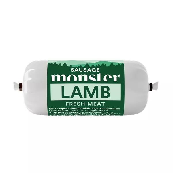 Monster Dog Sausage Lamb 80 g