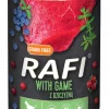 Rafi hundemat Adult vilt m/blåbær og tranebær 400gr