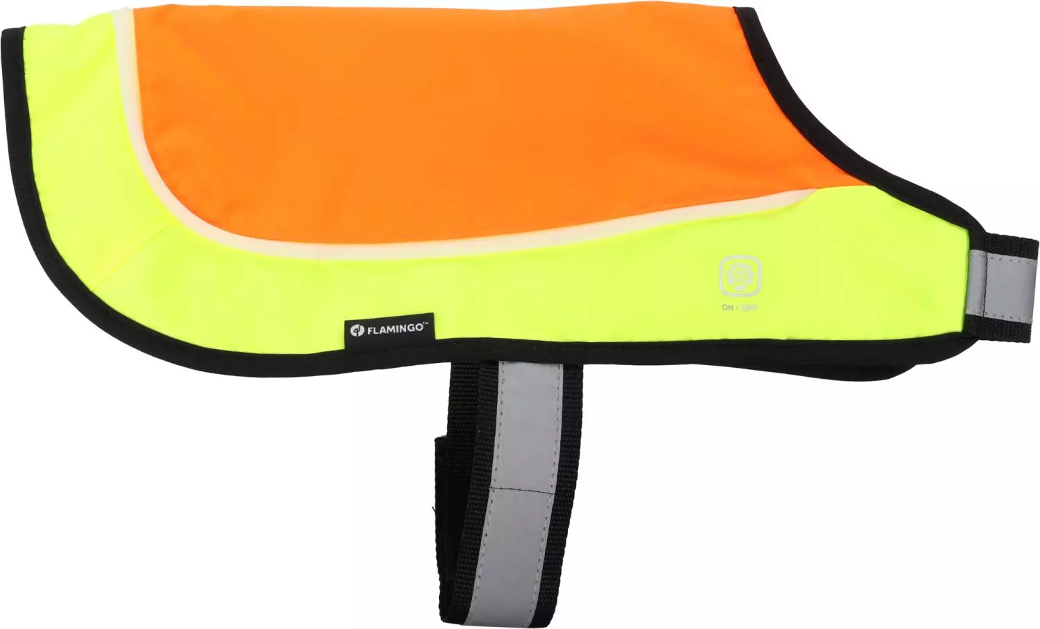 Sikkerhetsvest med Led lys "Simi" fluo/orange, small
