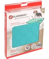 WASHABLE TRAINING PAD PATSY GREEN M, ANTISLIP 69x41,5CM