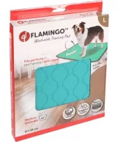 WASHABLE TRAINING PAD PATSY GREEN L Antislip | 85cm x 51cm