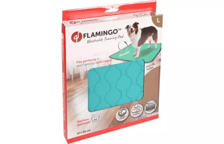 WASHABLE TRAINING PAD PATSY GREEN L Antislip | 85cm x 51cm
