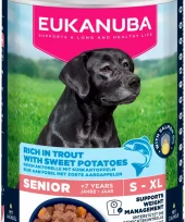 Euk Wet Food F/Senior Dogs, Trout W/Sweet Potatoes 400G
