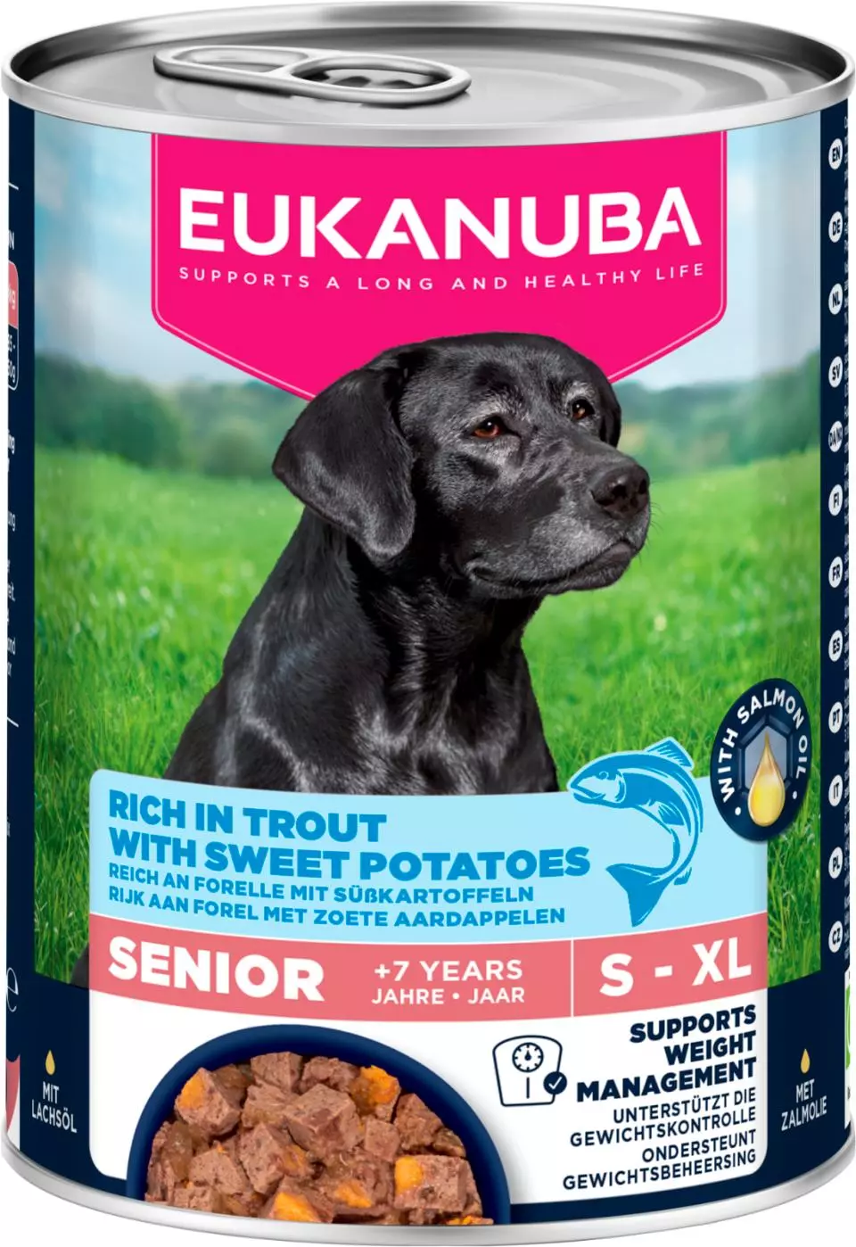 Euk Wet Food F/Senior Dogs, Trout W/Sweet Potatoes 400G