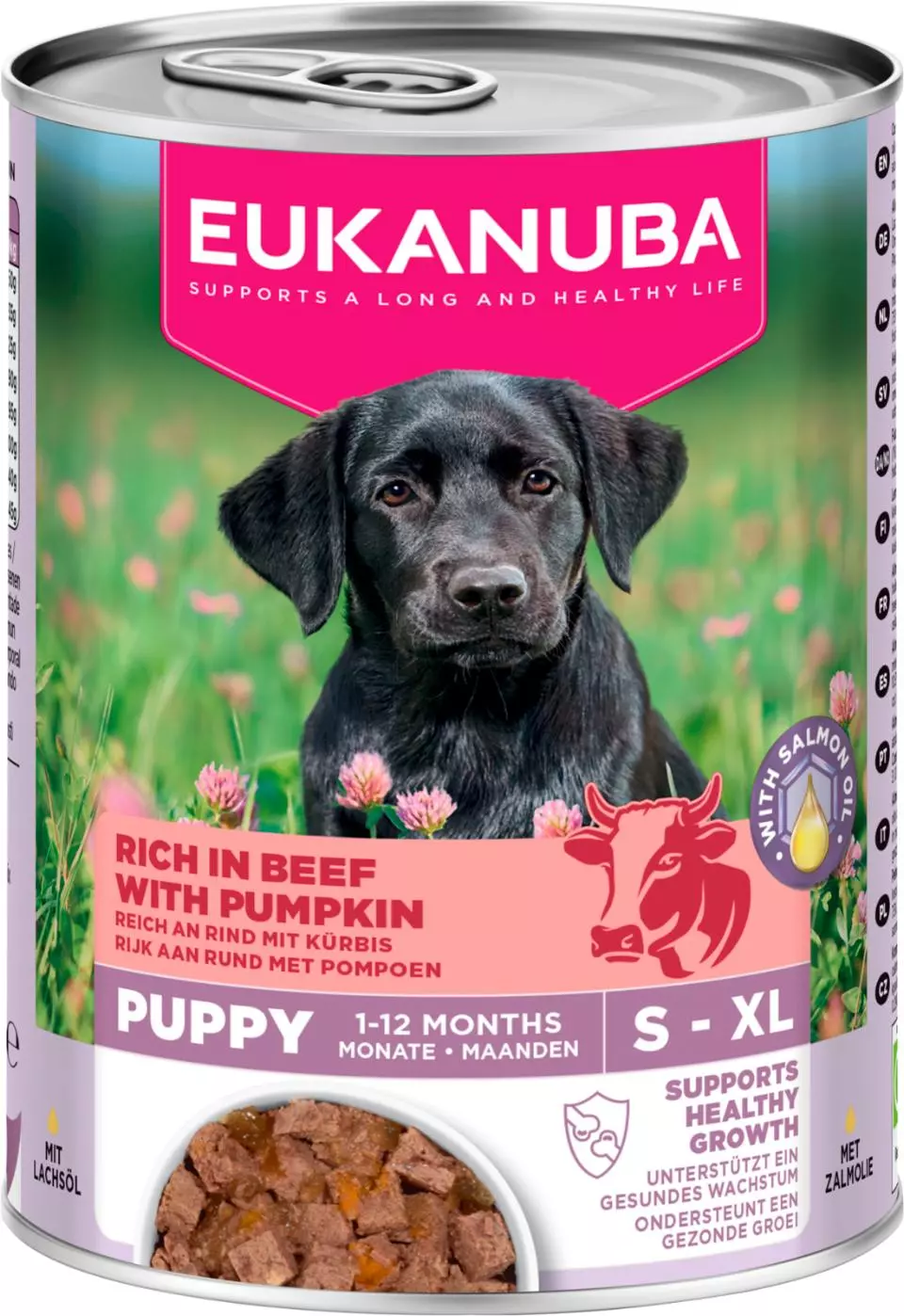 Euk Wet Food F/Puppies, Beef With Pumpkin 400 G