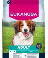 Euk Adult Small & Medium Breed Lam & Ris 3 Kg