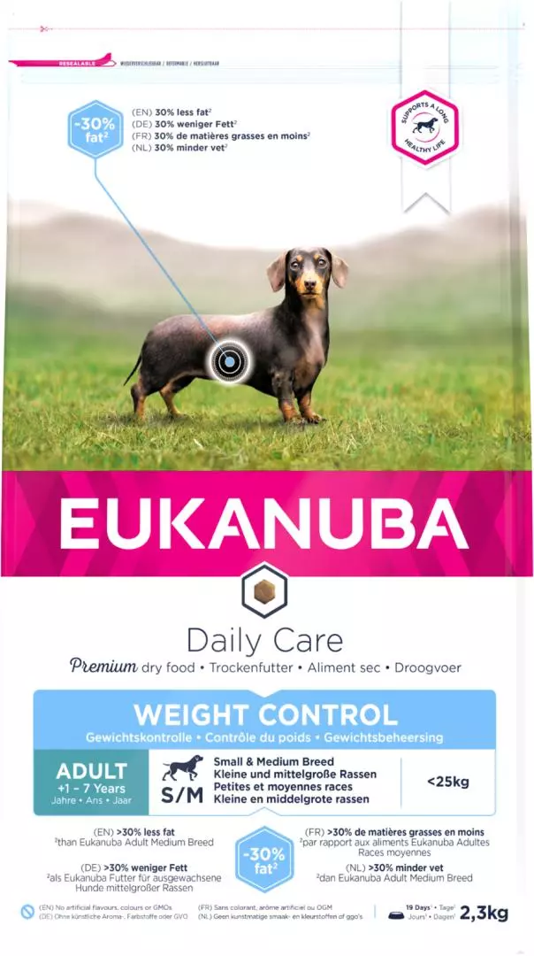 Euk Dailycare Adult Weight Control Small/Medium 2,3 Kg