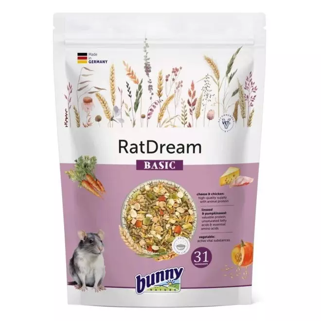 RatDream Basic rottemat 500 g, BunnyNature