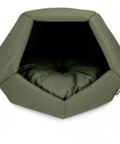 Kattehule CUBBY grønn (074), 60x60x44h cm. Empets