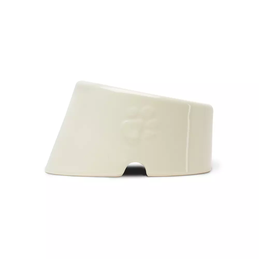 Scruffs Icon Flat Faced Pet Bowl - 18 x 15 x 10,5 cm Cream