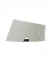 Scruffs Icon Flat Faced Pet Bowl - 18 x 15 x 10,5 cm Lys grå