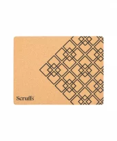 Scruffs 40 x 30cm Cork Pet matskålunderlag. 40x30cm. Diamonds