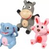 Hundeleke Klappy elefant, esel eller kanin. Assortert