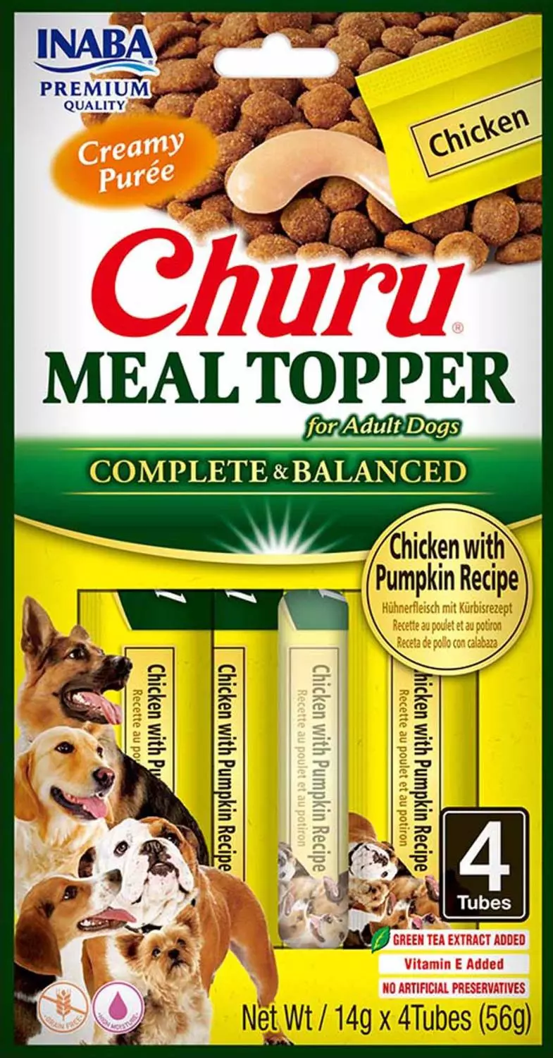 Churu Dog Meal Topper Chicken/Pumpkin 4St