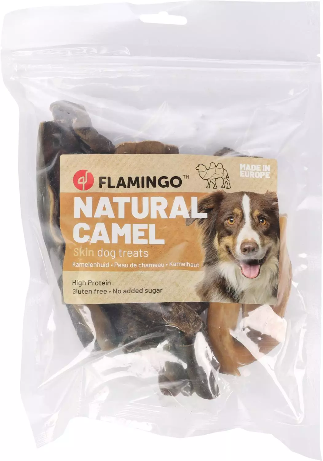 Hundesnack Natur Kamelskinn tøket 200gr