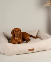 Scruffs Boucle hundeseng Ivory (Box Bed) (XL) 90x70cm