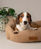 Scruffs Boucle hundeseng Desert Tan (Box Bed) (XL) 90x70cm