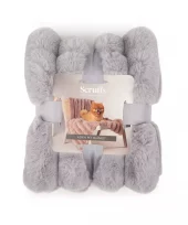 Scruffs Aspen Hund-/Kattepledd – grå, 110x75cm