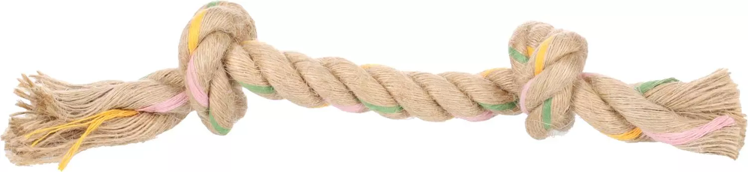 Hundeleke valp Luro Cord med 2 knuter 22cm