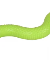 Hundeleke Sneacky Snake grønn. Ass. farge. TPR. 42cm
