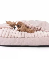 Hundeseng hettemadrass BLISS rosa (038), 55 x 40 x 6h cm. Empets