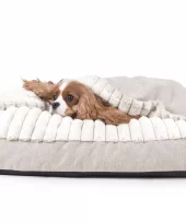 Hundeseng hettemadrass BLISS beige (037), 80 x 60 x 10h cm. Empets